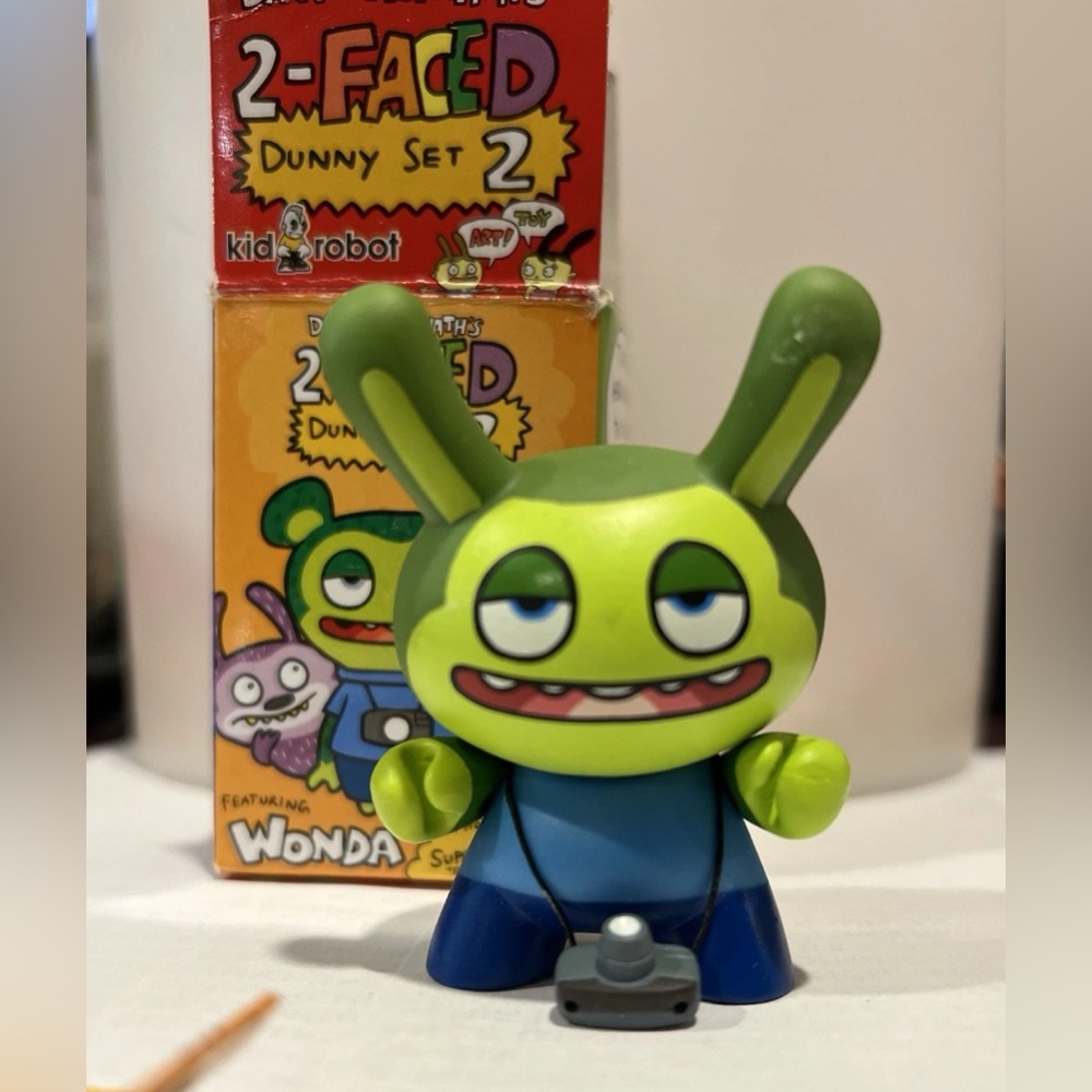 🤖 Kidrobot David Horvath 2-Faced Dunny Series 2 Wonda